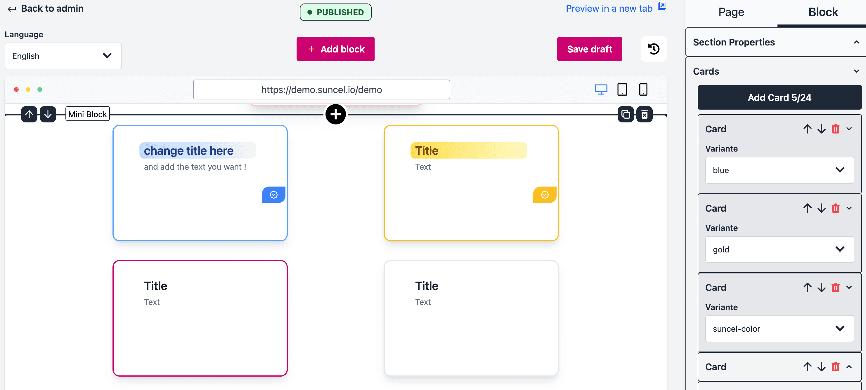 headless cms editor suncel